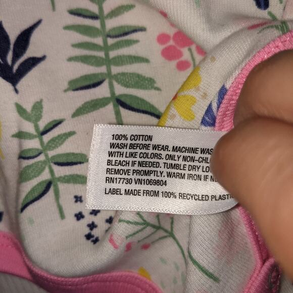 Target Cloud Island 4 Pk Long Sleeve Bodysuits Spring Florals & Patterns 0-3M - Picture 3 of 12